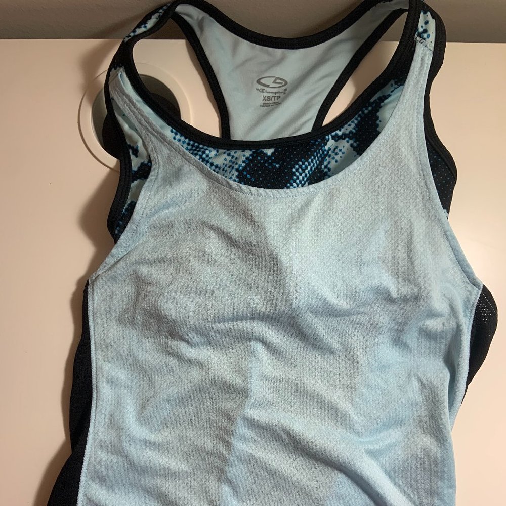 Blue Athletic Top